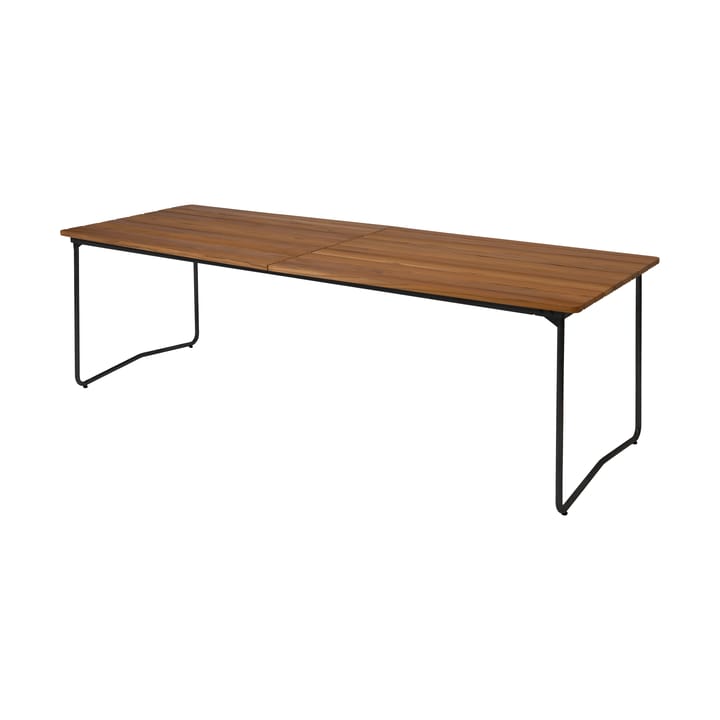 Table B31 tavolo da pranzo 230 cm, Teak non trattato-nero Grythyttan Stålmöbler