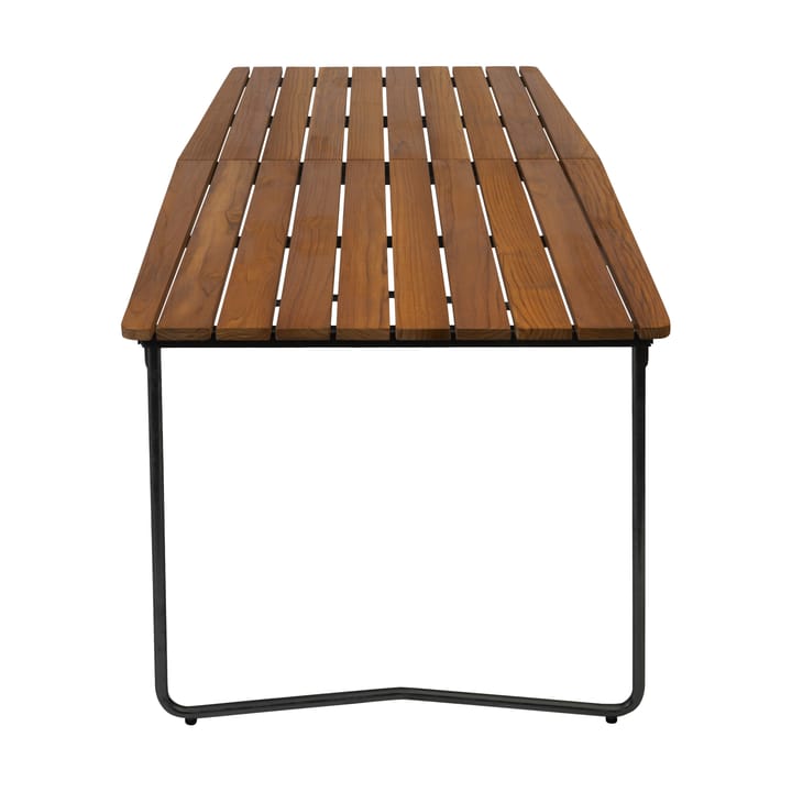 Table B31 tavolo da pranzo 230 cm, Teak non trattato-nero Grythyttan Stålmöbler