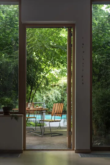 Tavolo da pranzo 9A - Teak Ø100 cm - Grythyttan Stålmöbler