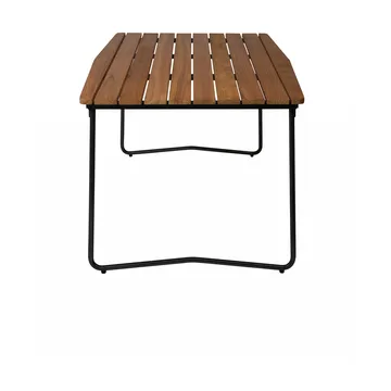 Tavolo da pranzo B31 - Teak non trattato-nero - Grythyttan Stålmöbler