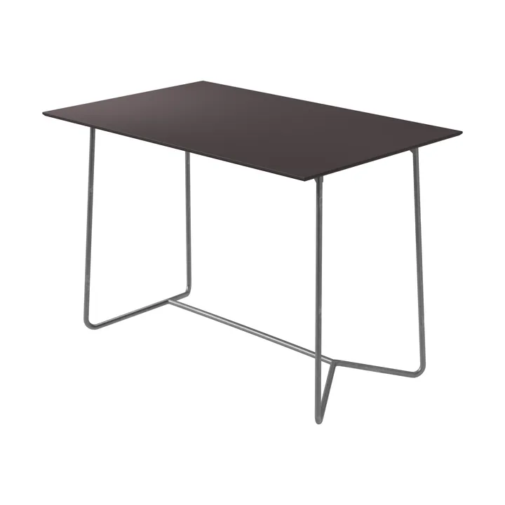 Tavolo High Tech - Charcoal laminato compatto–struttura zincata a caldo, 110x70 cm - Grythyttan Stålmöbler