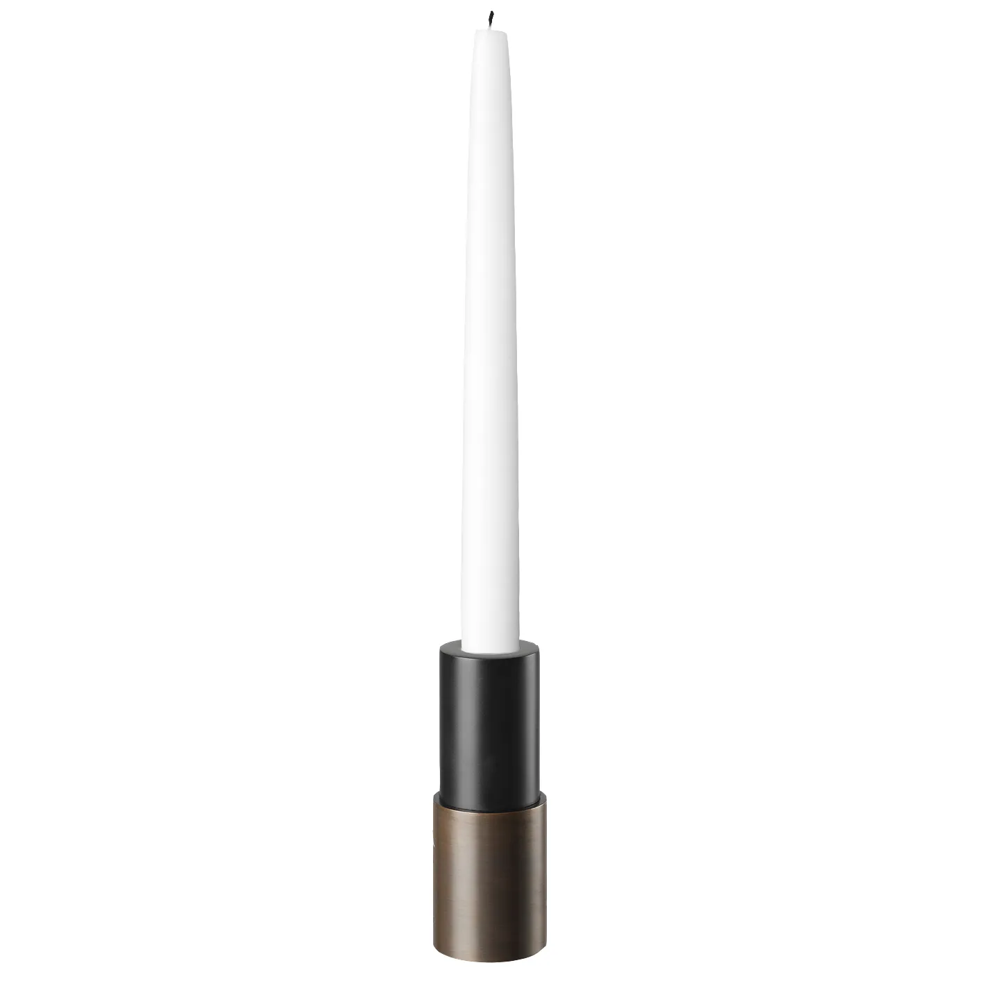 Candeliere Candlestick 12 cm, antique brass GUBI