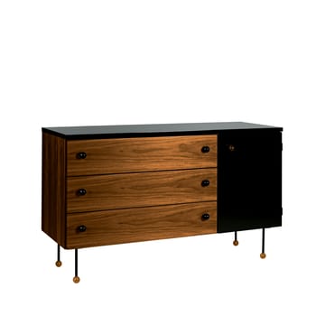 Cassettiera 62 Dresser - American walnut, 3 cassetti - GUBI