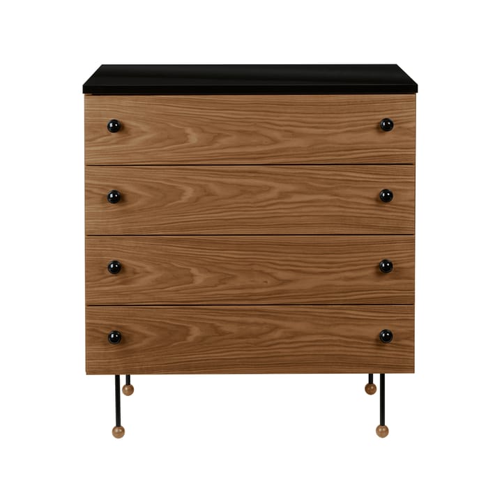 Cassettiera 62 Dresser - American walnut, 4 cassetti - GUBI