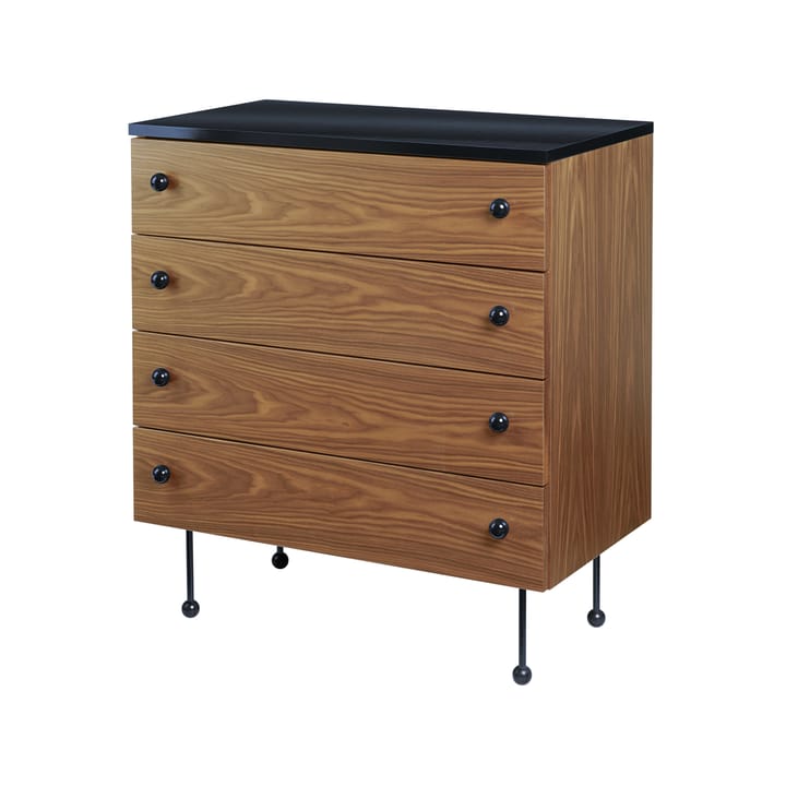 Cassettiera 62 Dresser - American walnut, 4 cassetti - GUBI