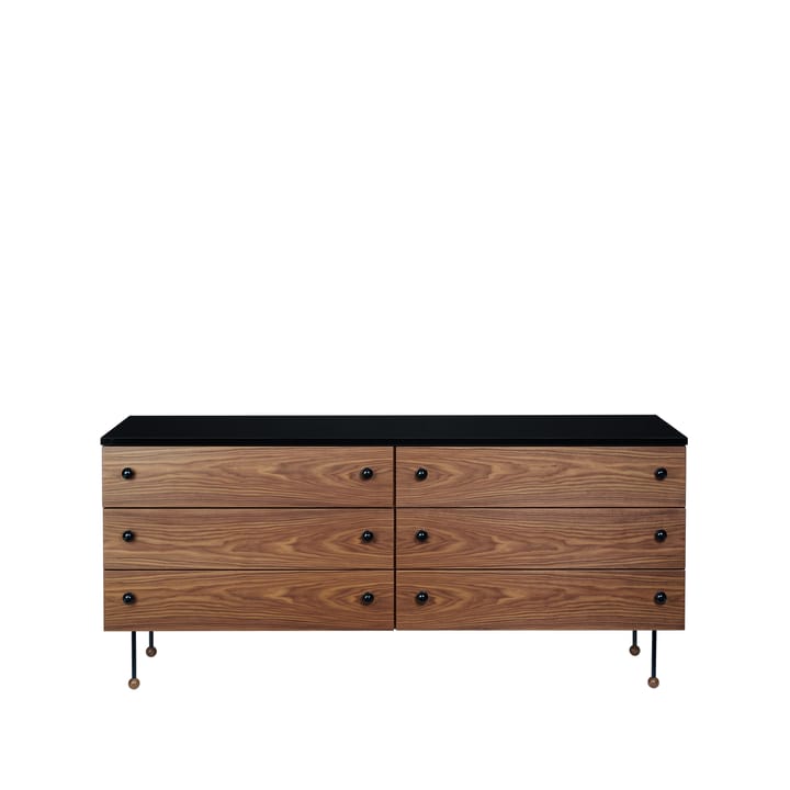 Cassettiera 62 Dresser - American walnut, 6 cassetti - GUBI