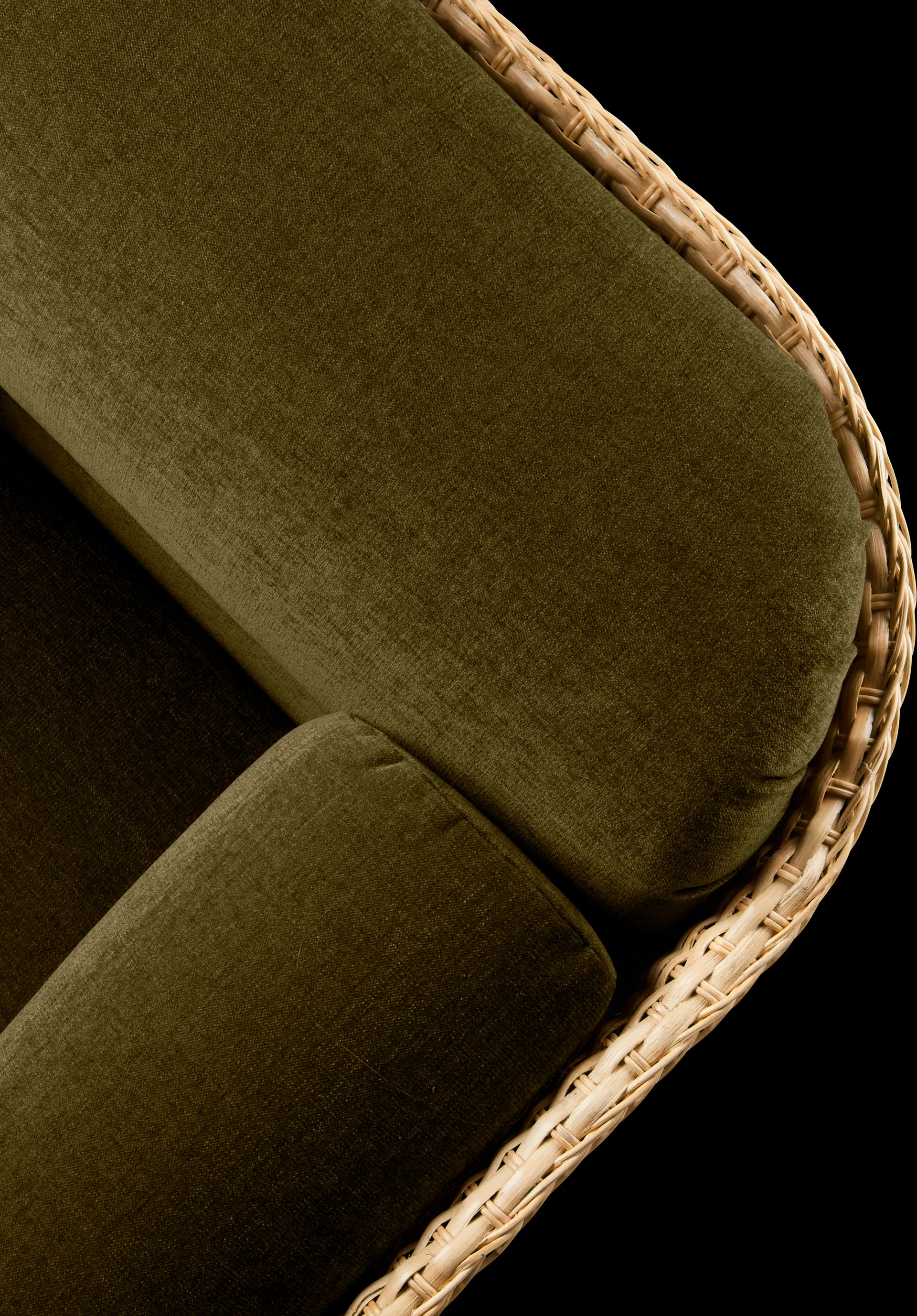 Divano a 2 posti con rivestimento completo Basket, Mumble Glamour Group 40-rotting GUBI