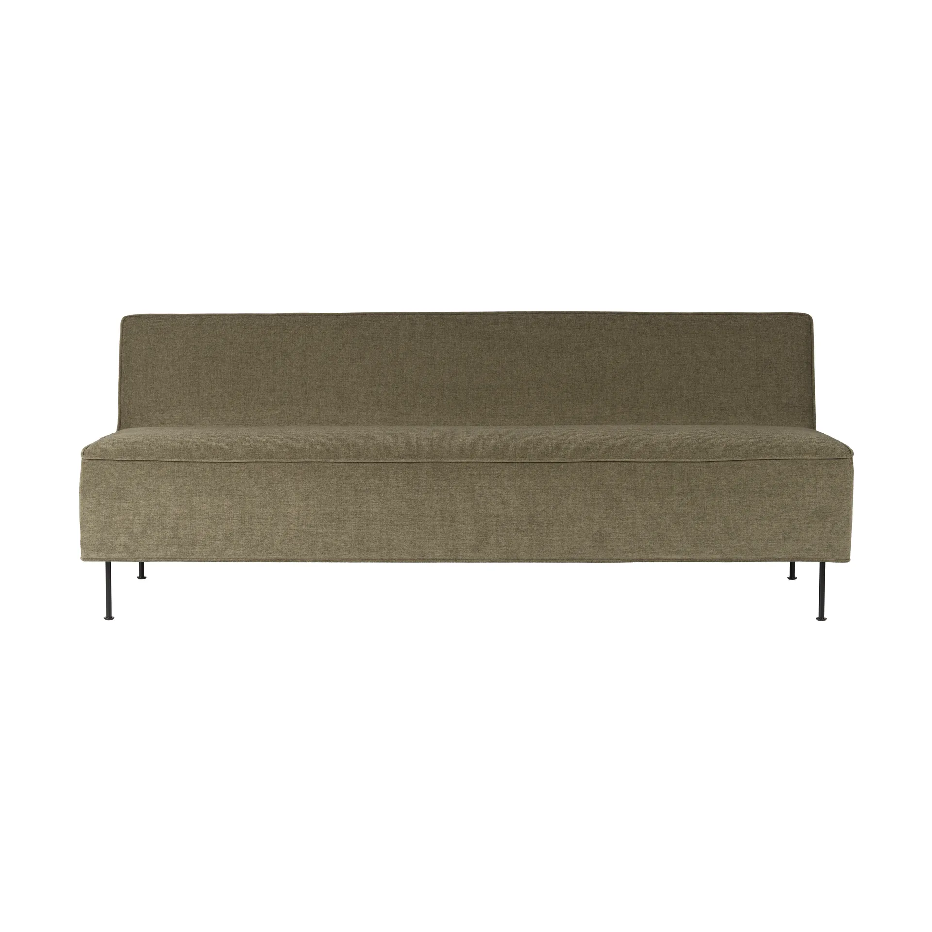 Divano Modern Line, 180x83x70 cm, Belsuede special FR 002, nero GUBI