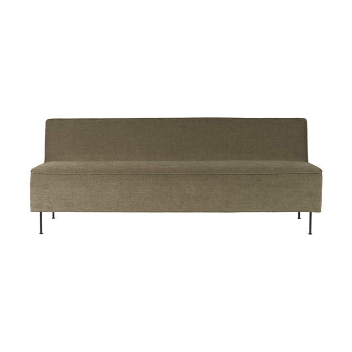 Divano Modern Line, 180x83x70 cm - Belsuede special FR 002, nero - GUBI