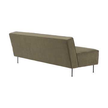 Divano Modern Line, 180x83x70 cm - Belsuede special FR 002, nero - GUBI