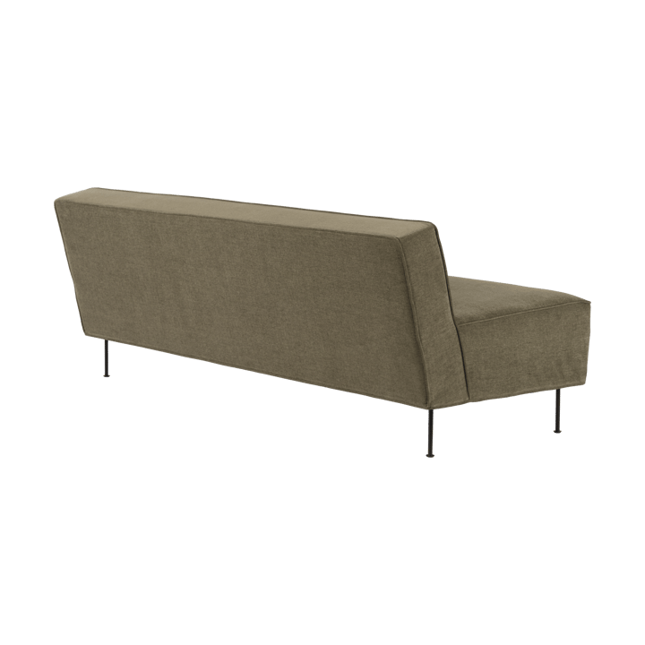 Divano Modern Line, 180x83x70 cm - Belsuede special FR 002, nero - GUBI