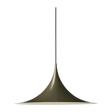 Lampada a sospensione Semi Ø47 cm - Dark cocoa glossy - GUBI