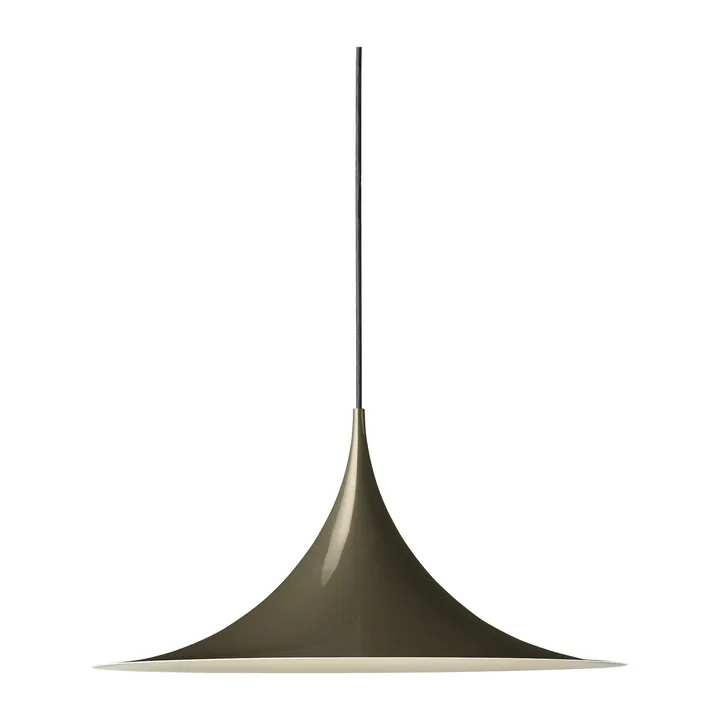 Lampada a sospensione Semi Ø47 cm - Dark cocoa glossy - GUBI