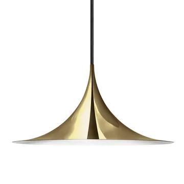 Lampada a sospensione Semi Ø47 cm - Polished brass - GUBI