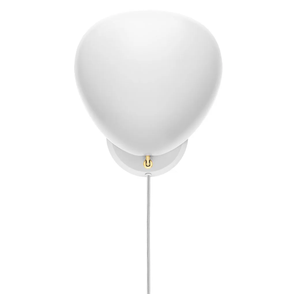 Lampada da parete Cobra, bianco opaco GUBI
