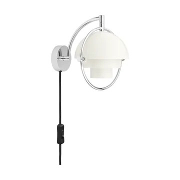 Lampada da parete Multi-Lite - Bianco-cromo - GUBI