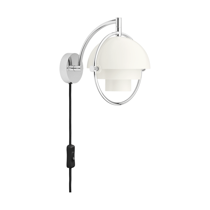 Lampada da parete Multi-Lite - Bianco-cromo - GUBI