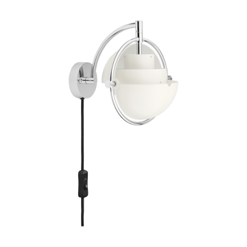 Lampada da parete Multi-Lite - Bianco-cromo - GUBI