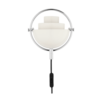 Lampada da parete Multi-Lite - Bianco-cromo - GUBI