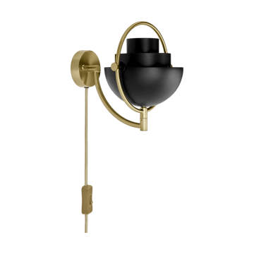Lampada da parete Multi-Lite - Nero-ottone - GUBI