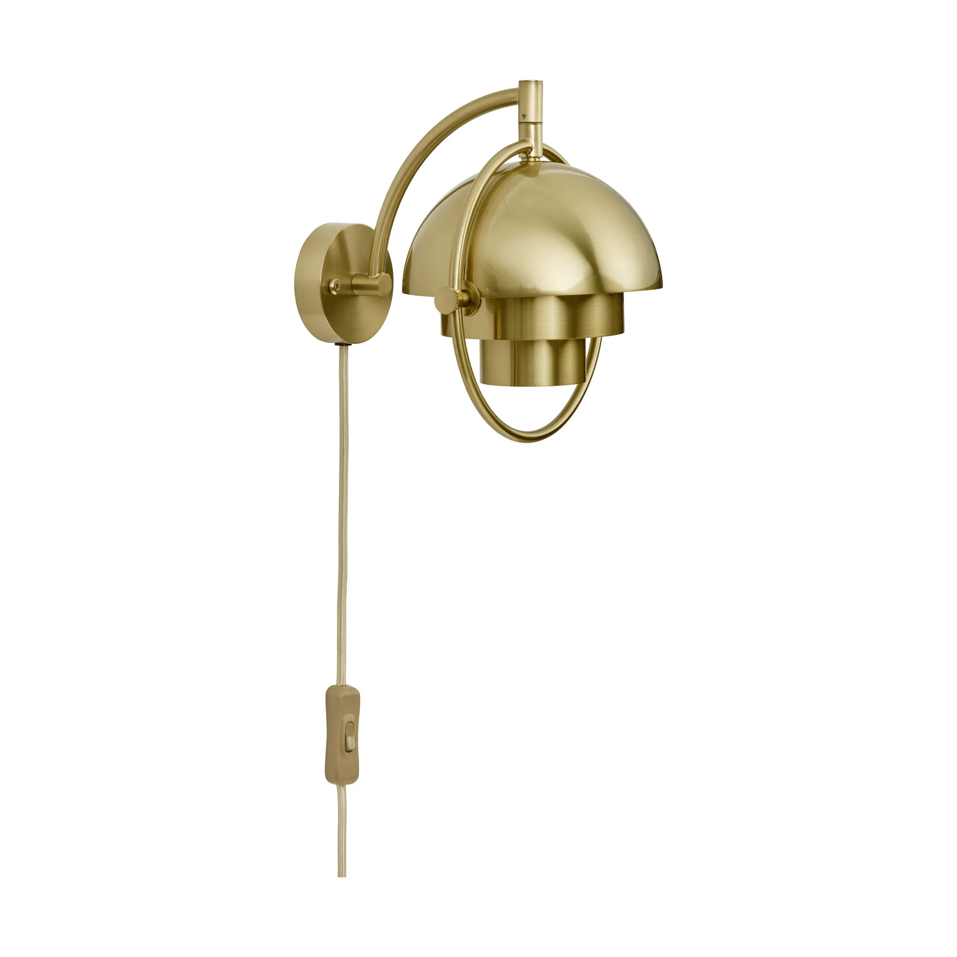 Lampada da parete Multi-Lite, Ottone GUBI