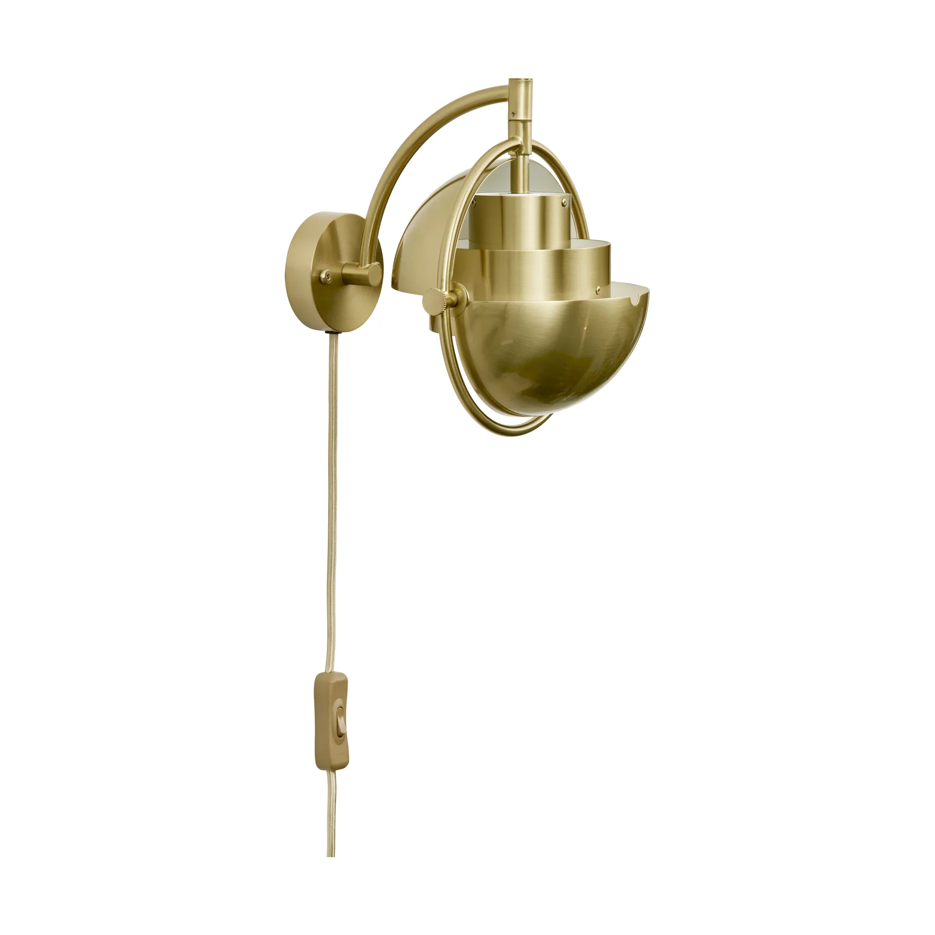 Lampada da parete Multi-Lite, Ottone GUBI