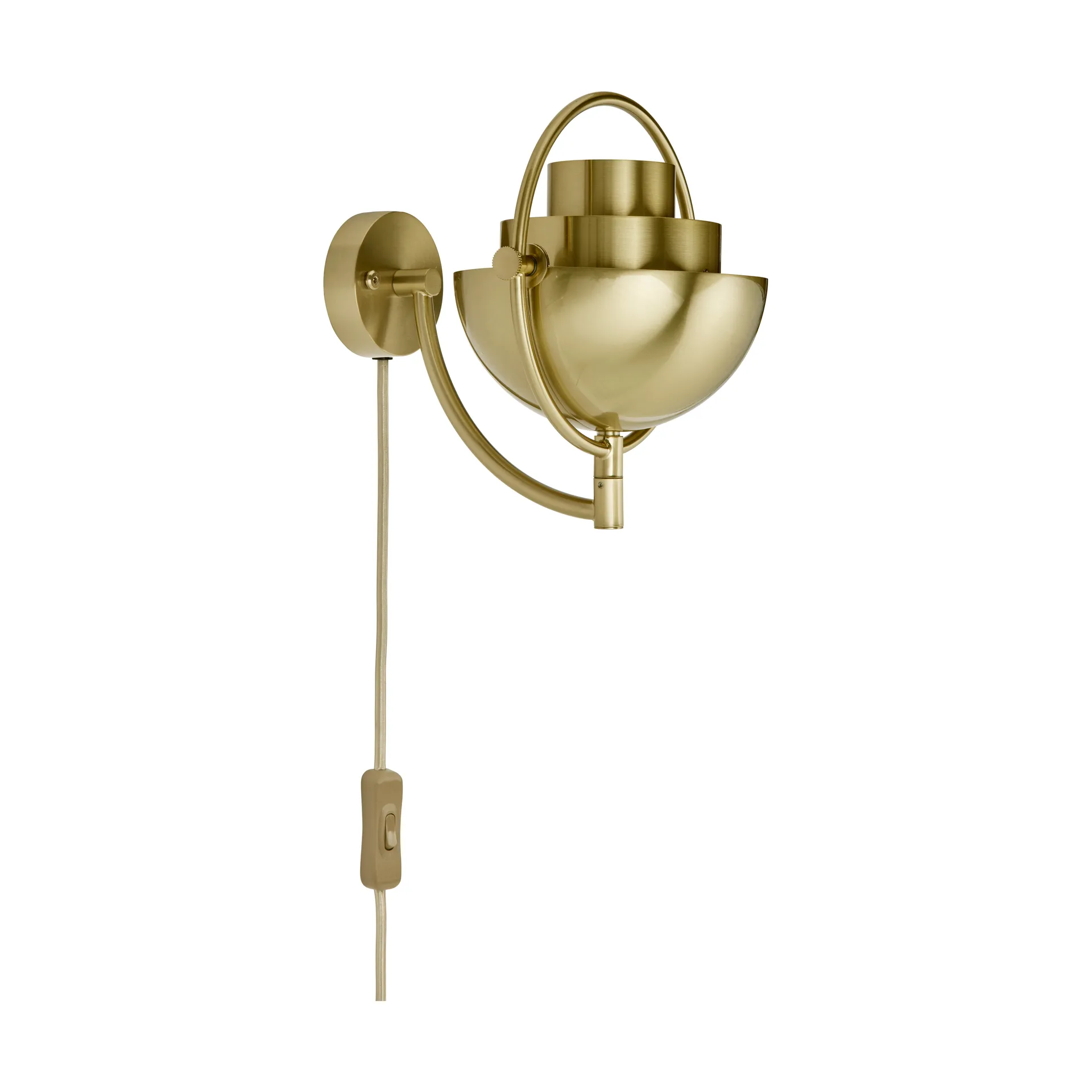 Lampada da parete Multi-Lite, Ottone GUBI