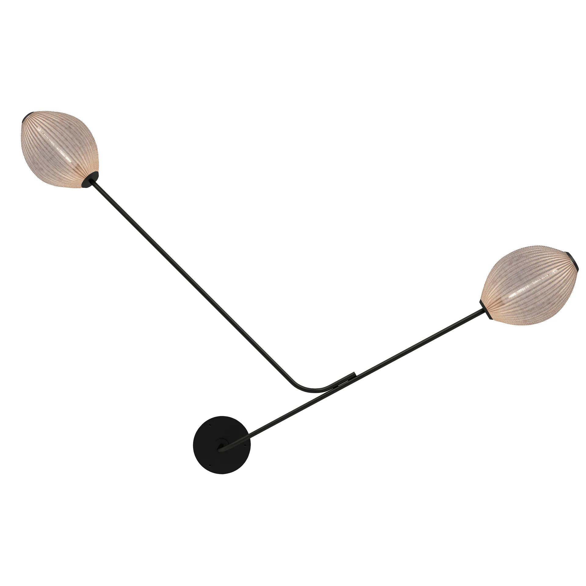 Lampada da parete Stemlite, Bianco crema-semi opaco GUBI