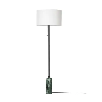 Lampada da pavimento Gravity - Emerald marble-white - GUBI
