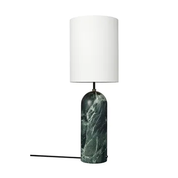 Lampada da pavimento Gravity XL - Emerald marble-white - GUBI