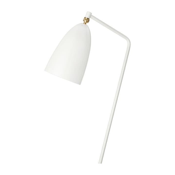 Lampada da pavimento lucida Gräshoppa - Bianco alabastro - GUBI