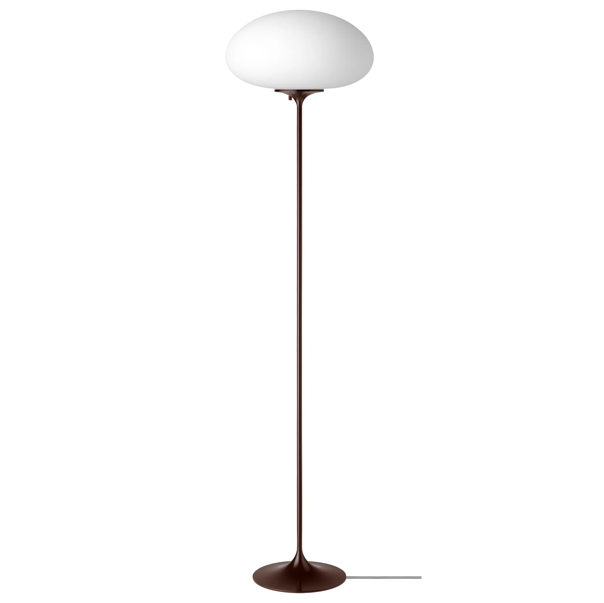 Lampada da pavimento Stemlite, 150 cm, Nero rosso GUBI