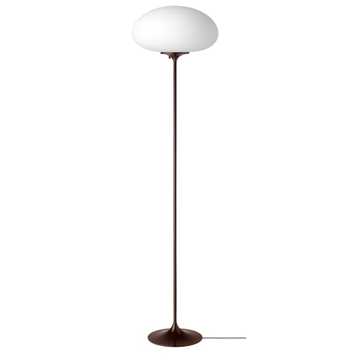 Lampada da pavimento Stemlite, 150 cm - Nero rosso - GUBI