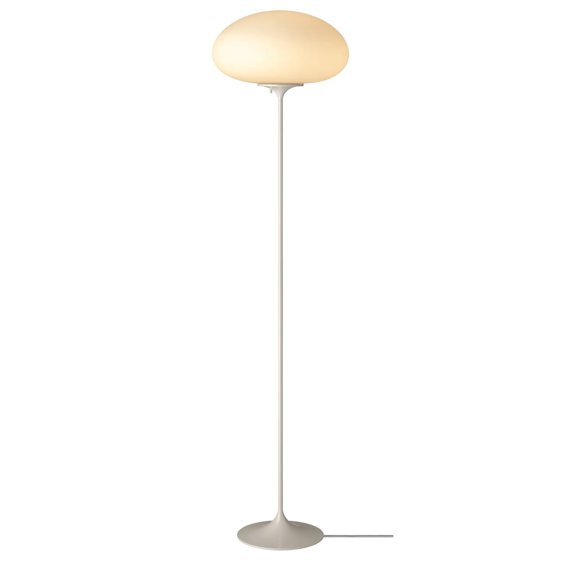 Lampada da pavimento Stemlite, 150 cm, Pebble grey (grigio) GUBI