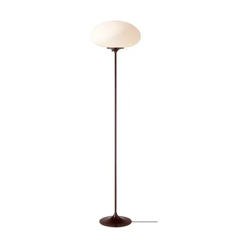 Lampada da pavimento Stemlite - Black red-opalglas, 150 cm - GUBI