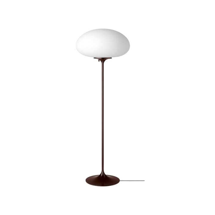 Lampada da pavimento Stemlite - rosso nero, alt. 110 cm - GUBI