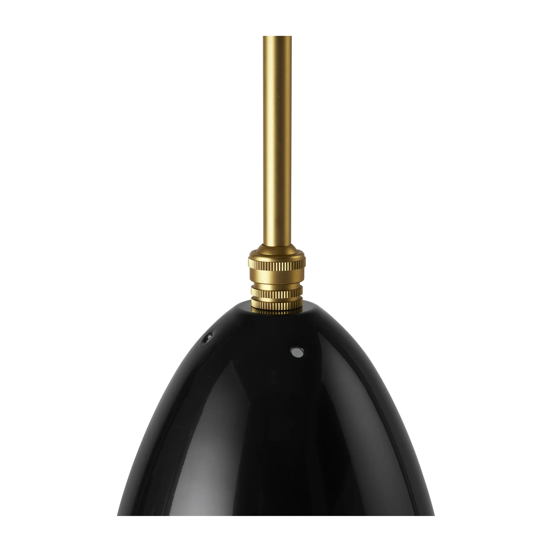 Lampada da soffitto Gräshoppa lucida, Black-brass GUBI