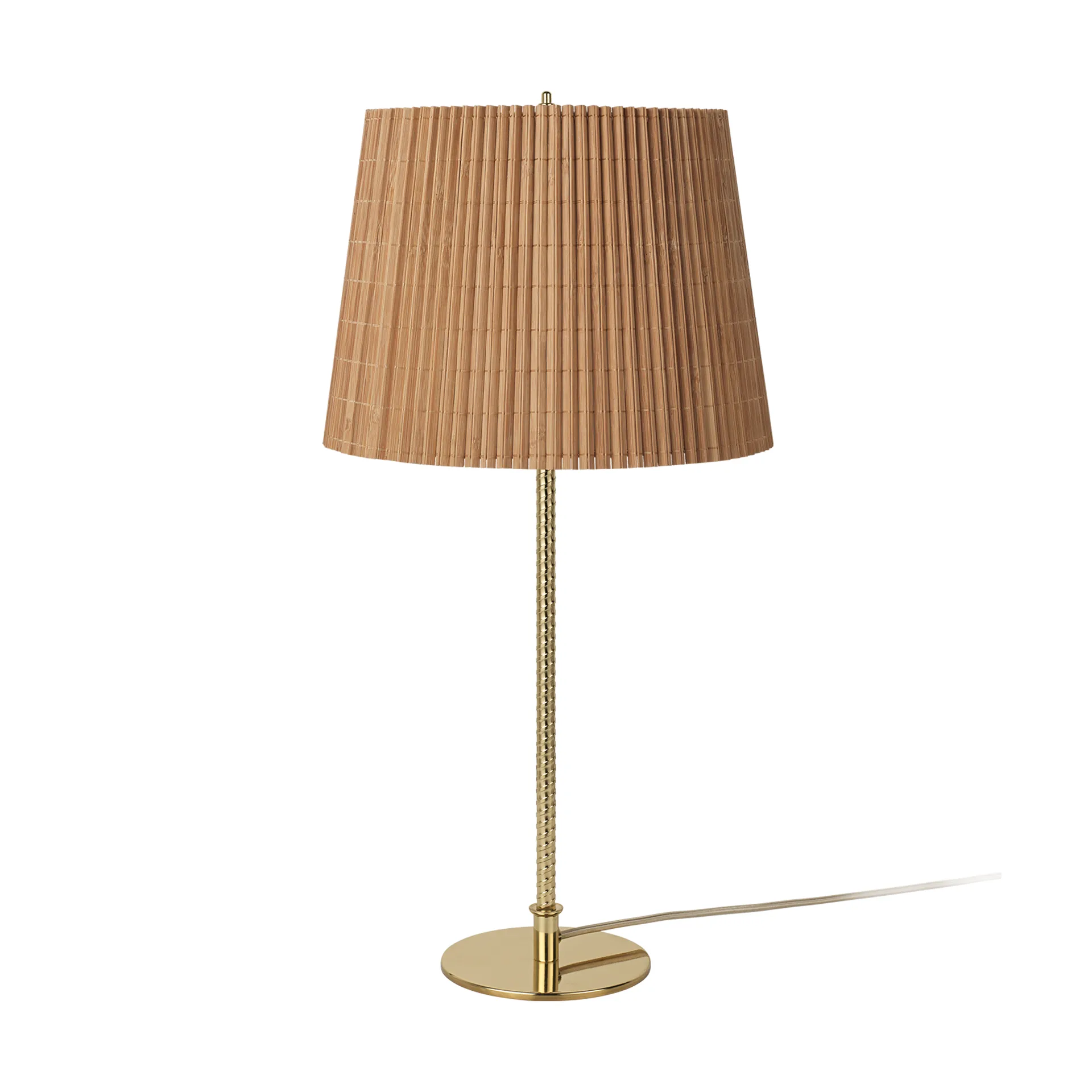 Lampada da tavolo 9205, Bambù, ottone GUBI