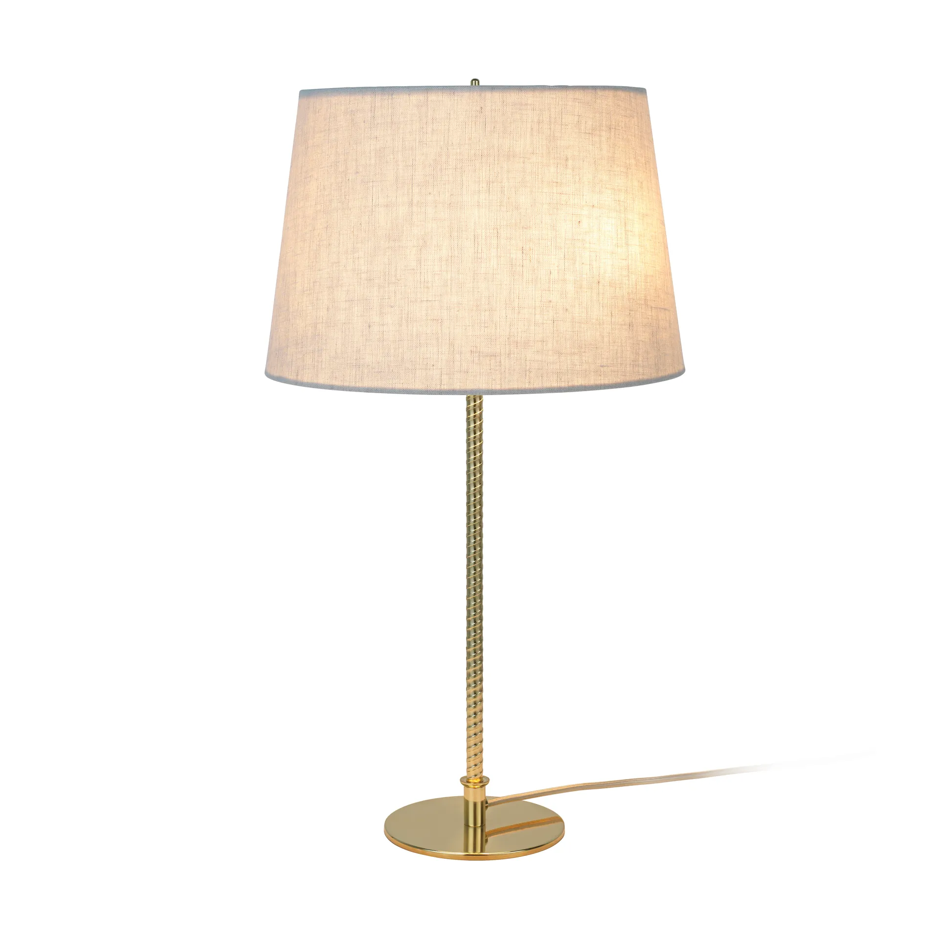 Lampada da tavolo 9205, Tela, ottone GUBI