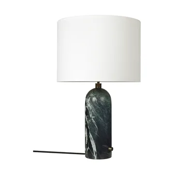 Lampada da tavolo Gravity L - Emerald marble-white - GUBI
