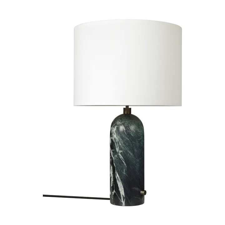 Lampada da tavolo Gravity L - Emerald marble-white - GUBI