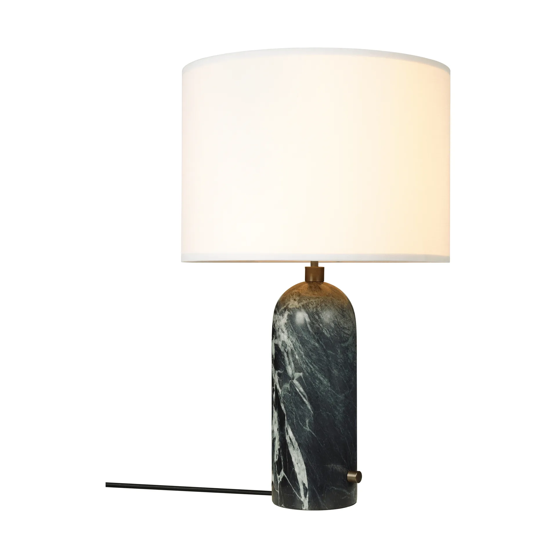 Lampada da tavolo Gravity L, Emerald marble-white GUBI