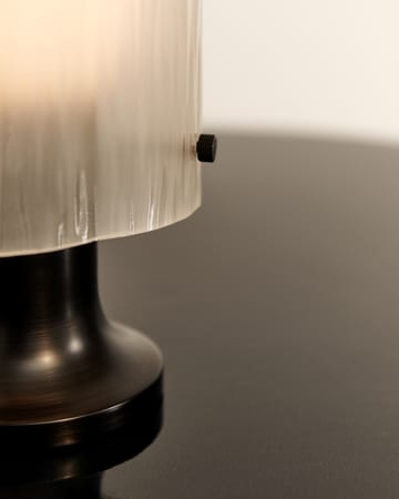Lampada da tavolo Seine Portable Lamp - Ottone antico, bianco - GUBI