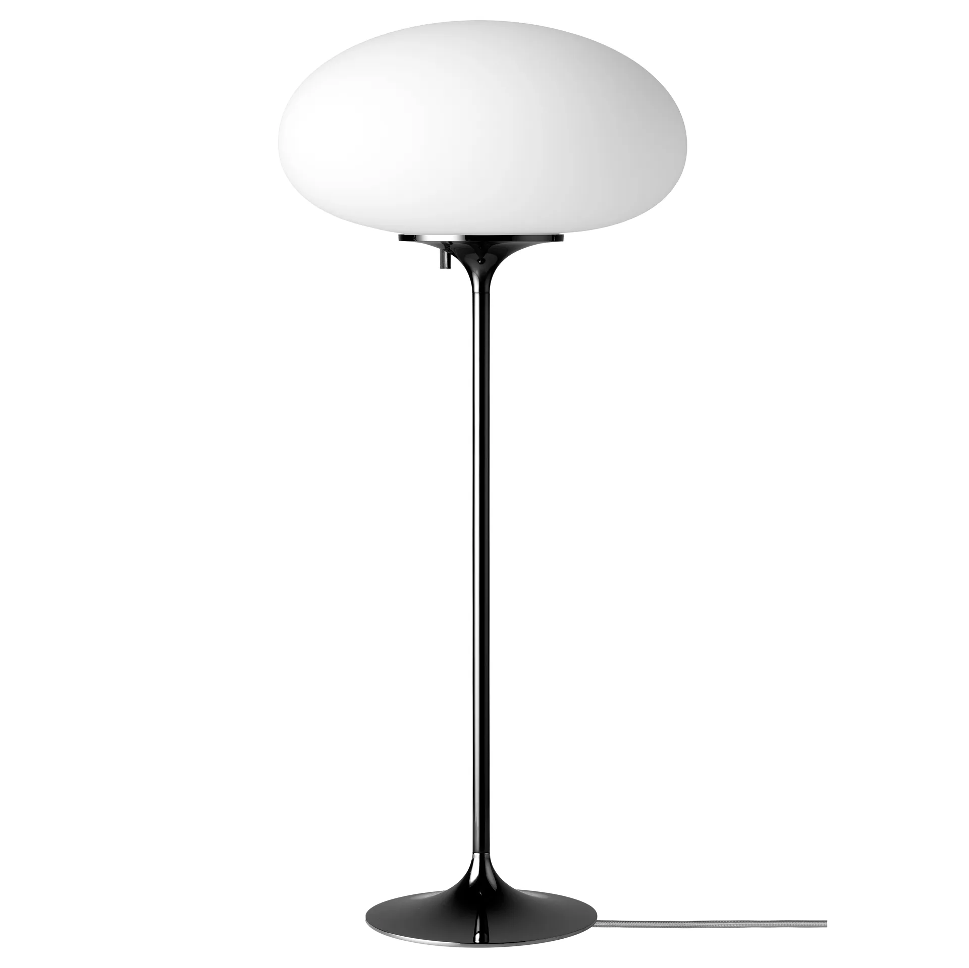 Lampada da tavolo Stemlite 70 cm, cromo nero GUBI