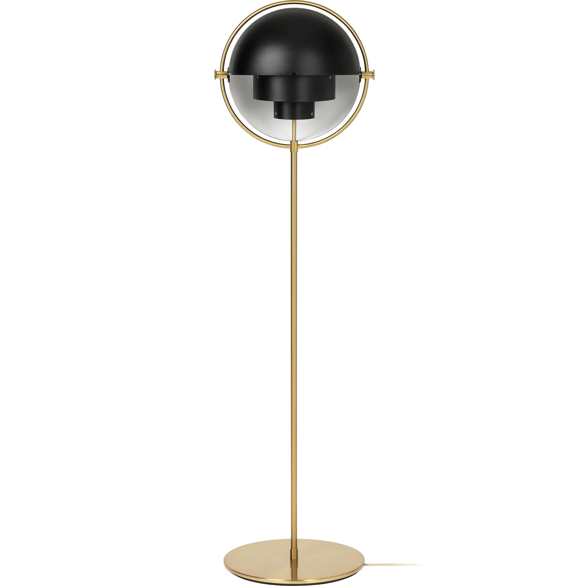 Lampada da terra Multi-Lite, Bronzo-nero GUBI