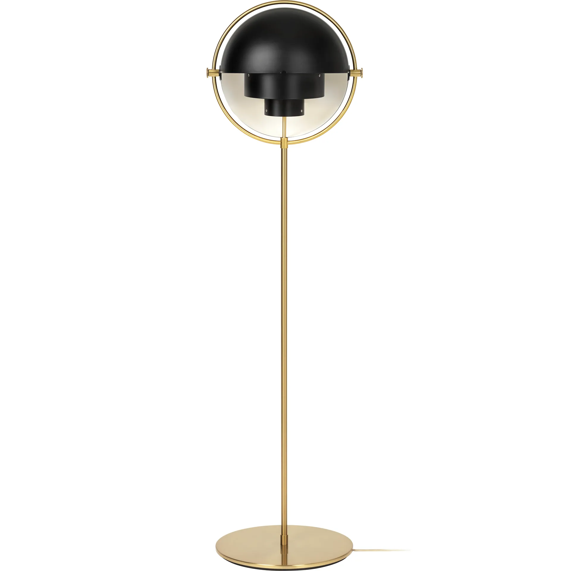 Lampada da terra Multi-Lite, Bronzo-nero GUBI