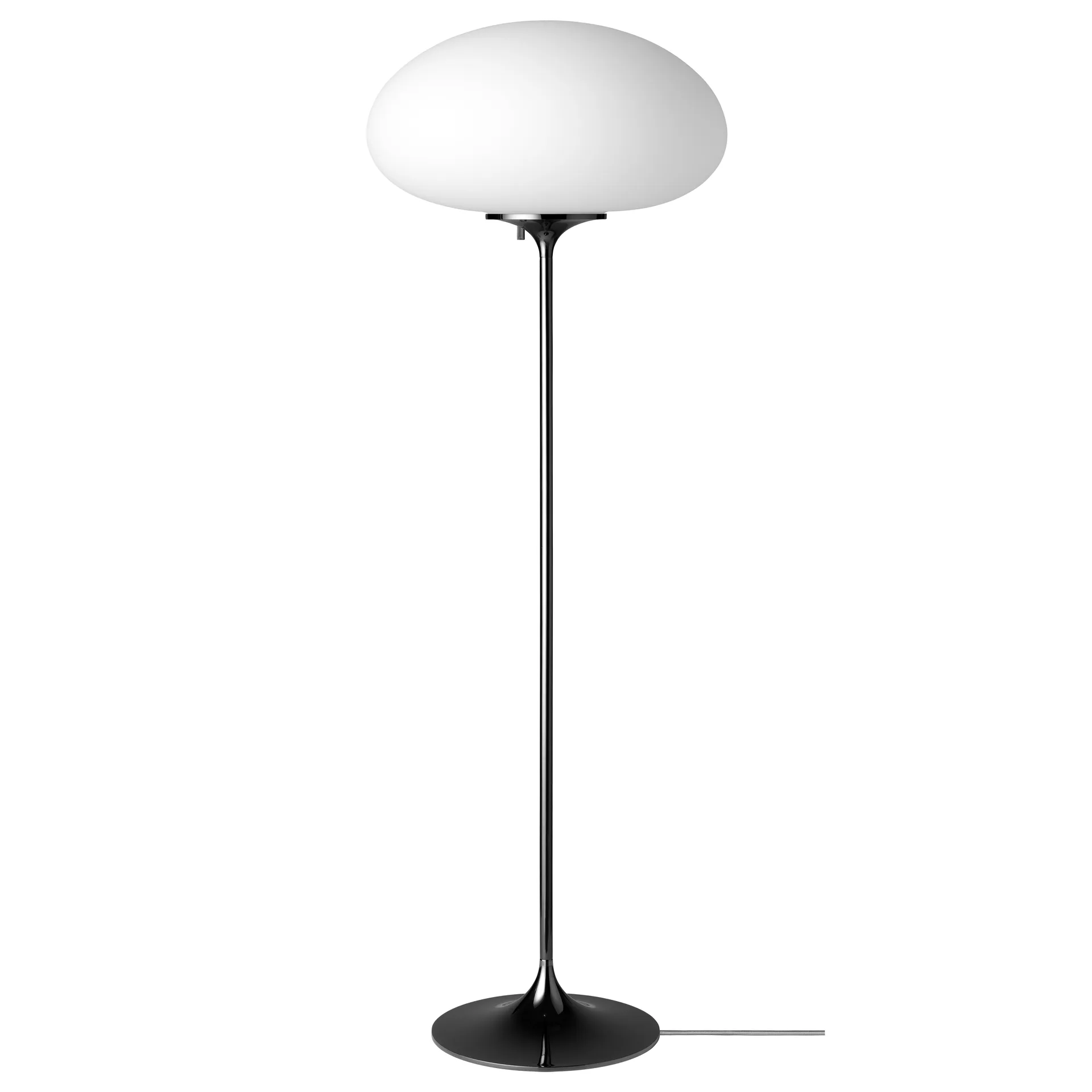 Lampada da terra Stemlite 110 cm, Black Chrome GUBI