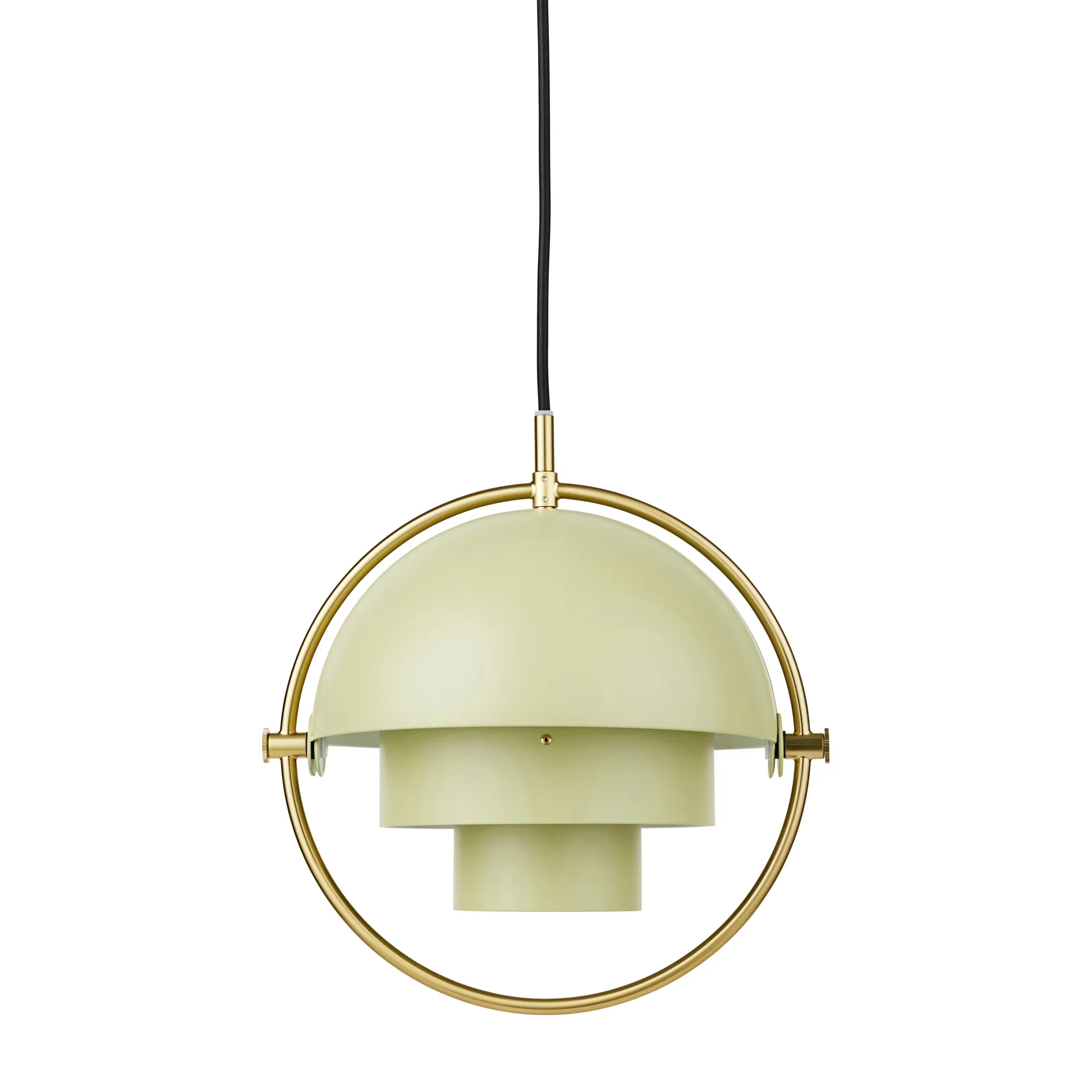Plafoniera Multi-Lite piccola, Brass-desert sage GUBI