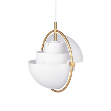 Plafoniera Multi-Lite piccola - ottone-bianco - GUBI