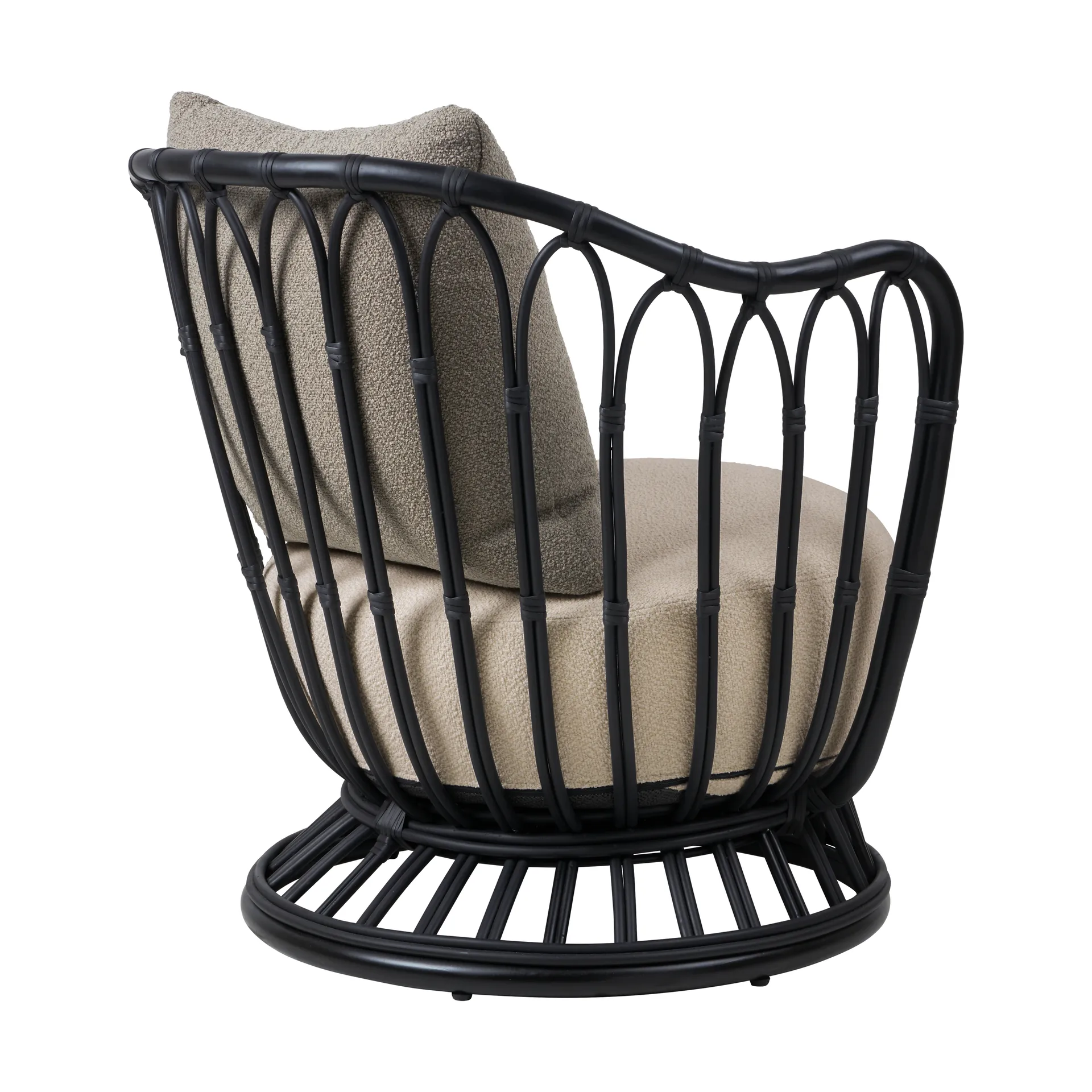 Poltrona Grace Outdoor, Lorkey Limonta 41-43-nero GUBI